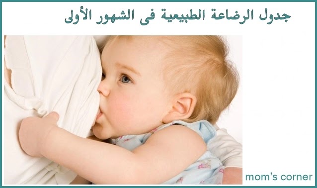 Read more about the article جدول الرضاعة الطبيعية فى الشهور الأولى